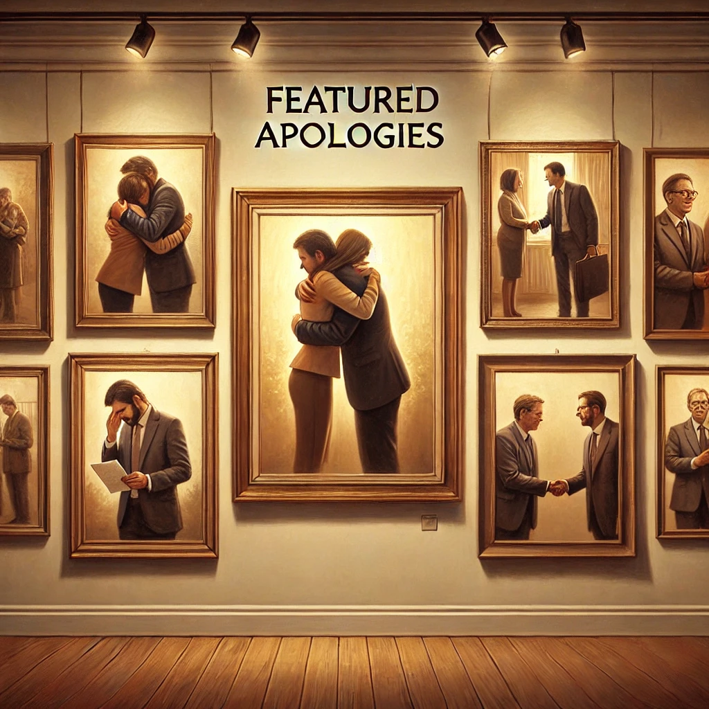 • Featured Apologies