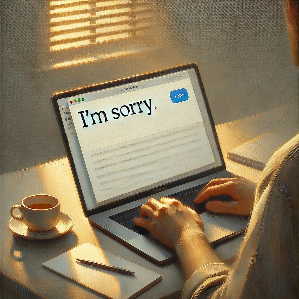 • Email Apologies